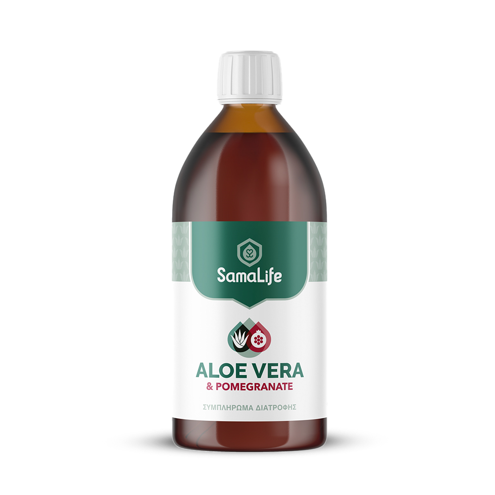 SamaLife Χυμός Aloe Vera με Ρόδι