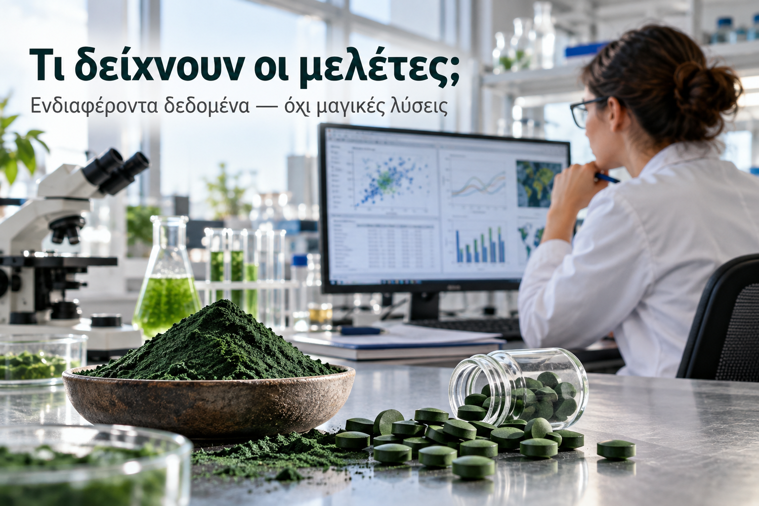 Σπιρουλίνα ιδιότητες και επιστημονικές μελέτες