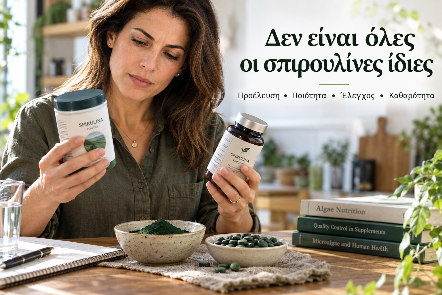 Πώς επιλέγουμε ποιοτική σπιρουλίνα