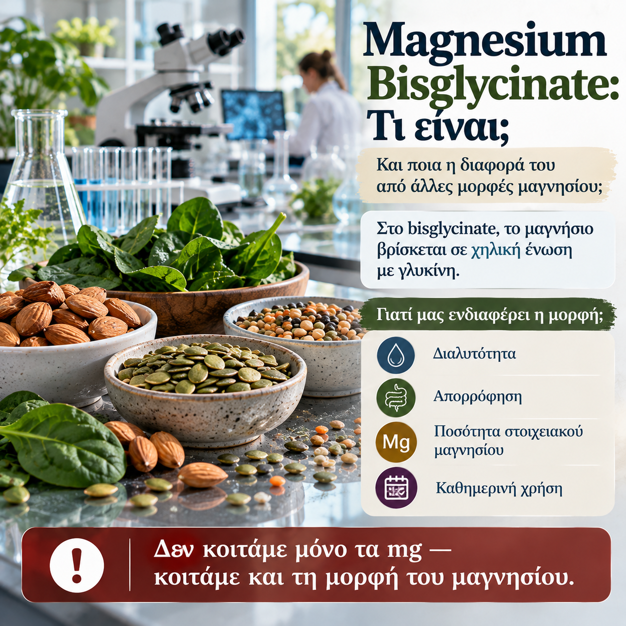 Στοιχειακό μαγνήσιο πώς διαβάζουμε την ετικέτα συμπληρώματος